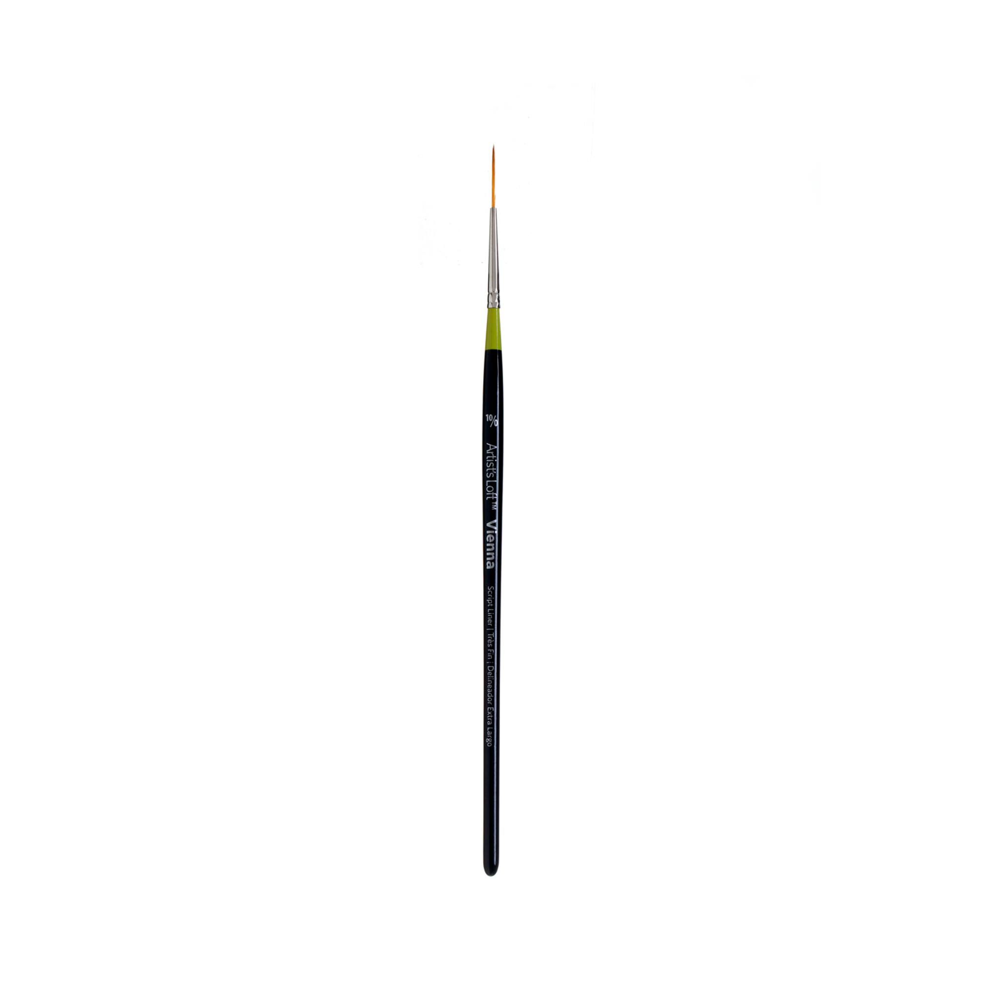 Golden Taklon Short Handle Script Liner Brush by Artist's Loft™ Vienna